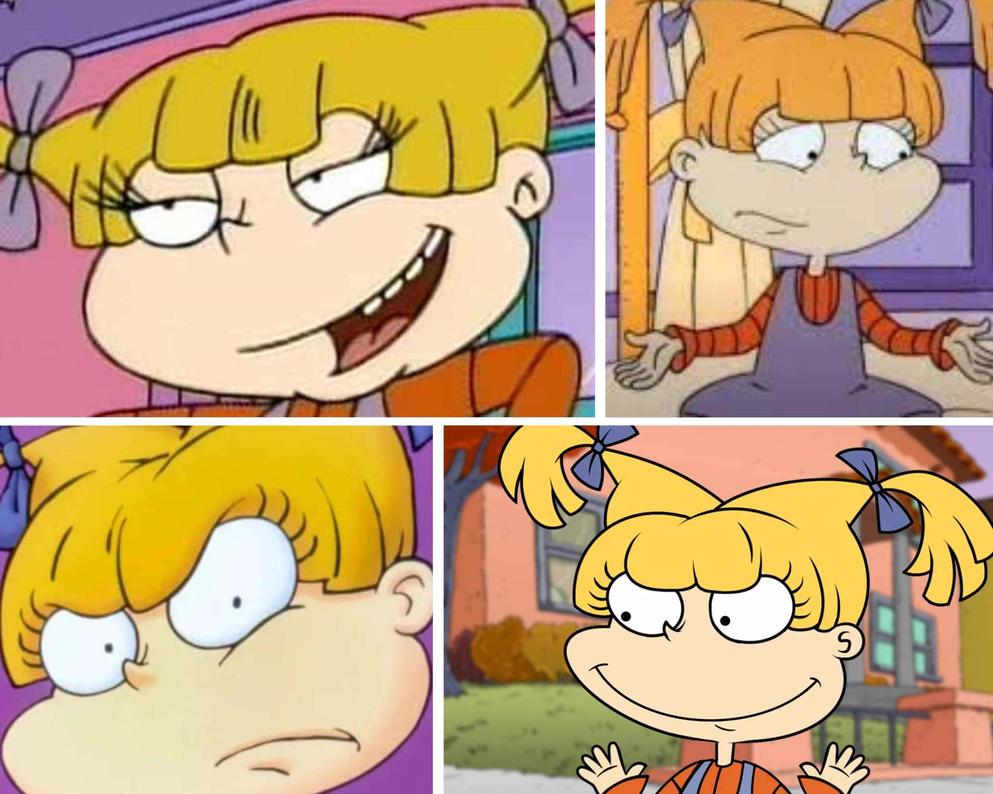 Angelica Pickles from Rugrats, bossy cartoon child character
