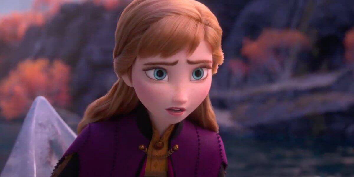 Anna from Frozen in braids