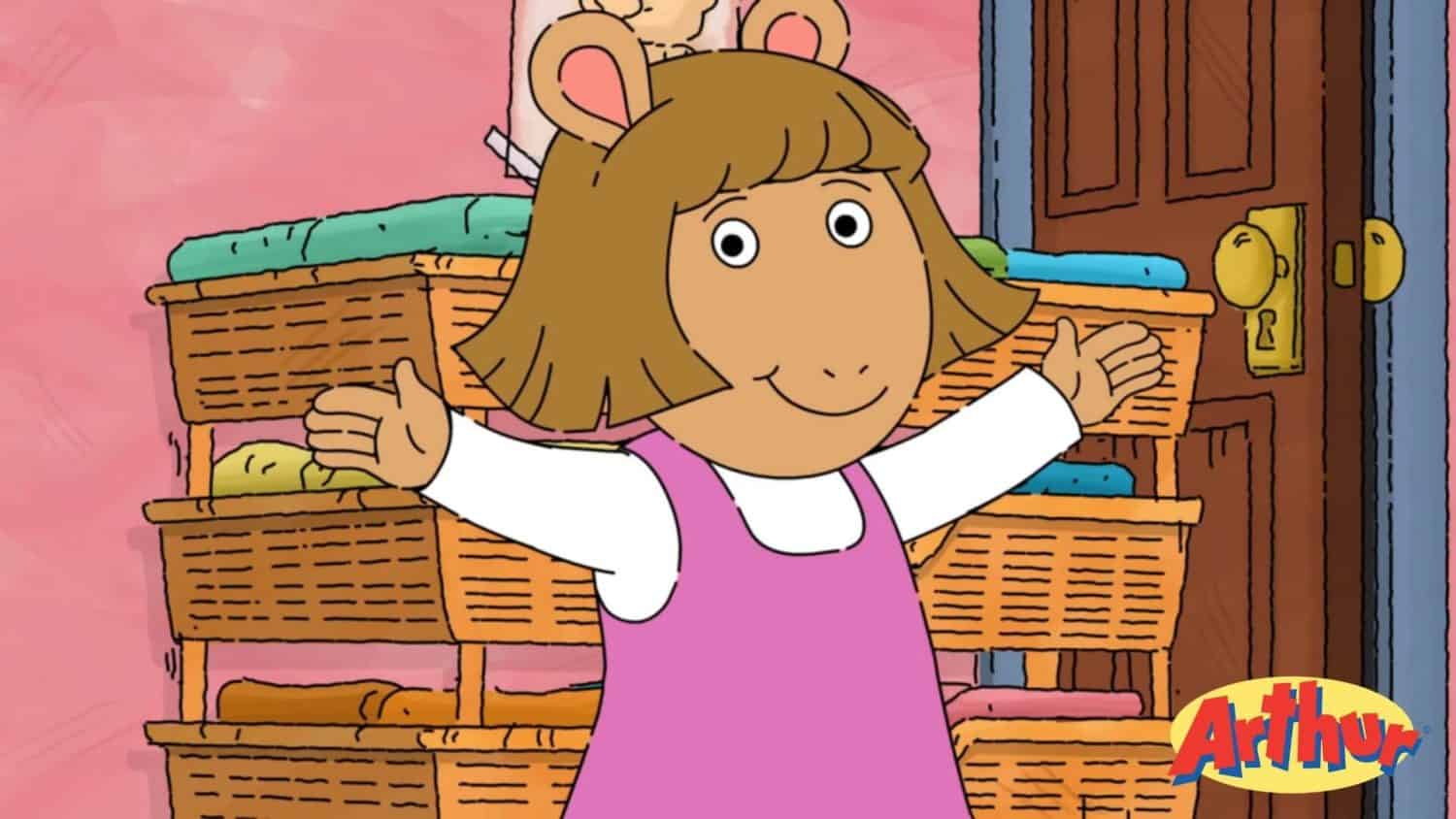 D.W. Read from Arthur smiling mischievously