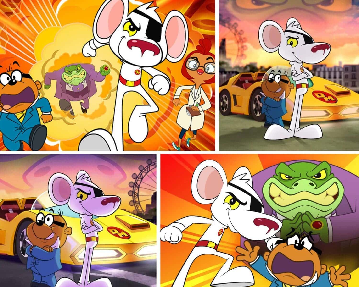 Danger Mouse, British spy cartoon character
