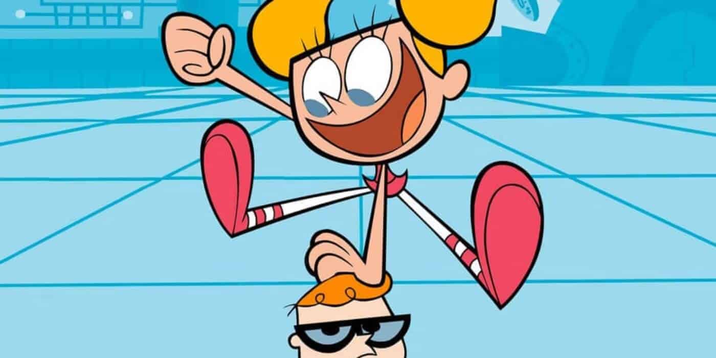 Dee Dee from Dexter's Laboratory dancing and ruining experiments