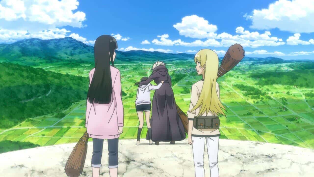 Flying Witch relaxing