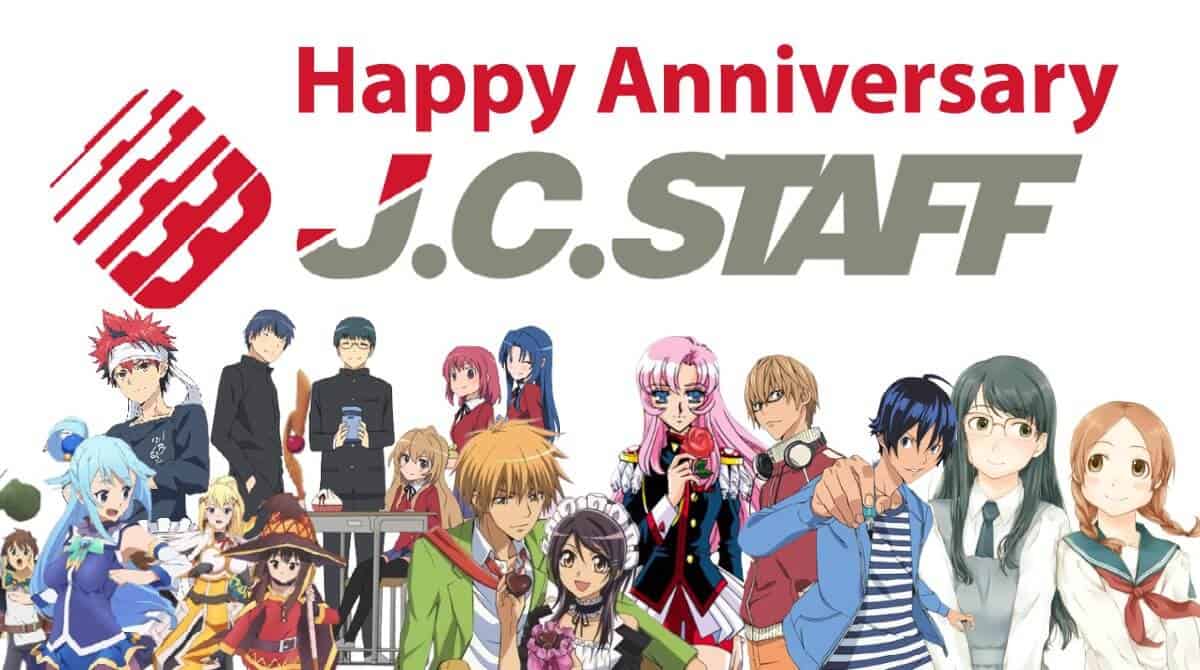 J.C.Staff anime studio branding, known for long-running productions and wide genre range