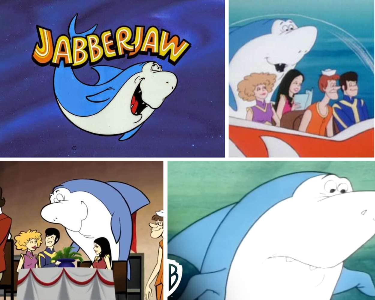 Jabberjaw (1976) Hanna-Barbera cartoon about a drum-playing great white shark in an underwater band