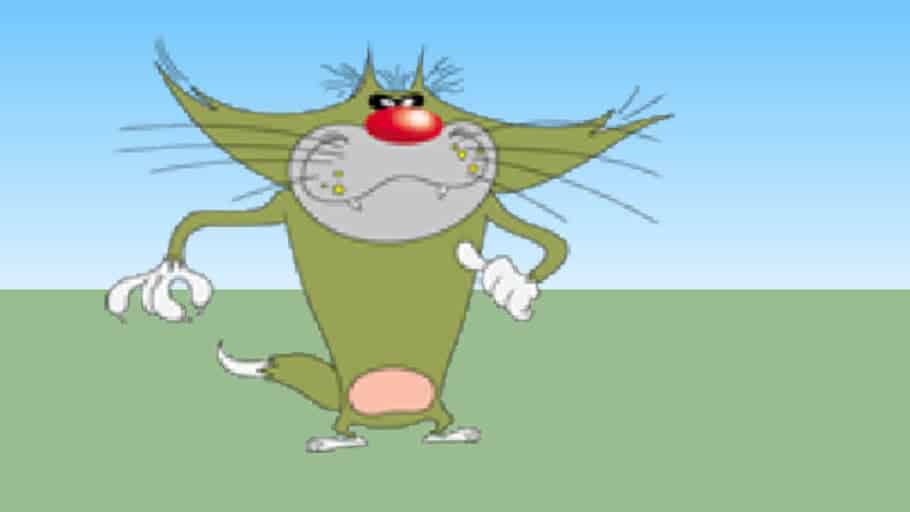 Jack from Oggy and the Cockroaches