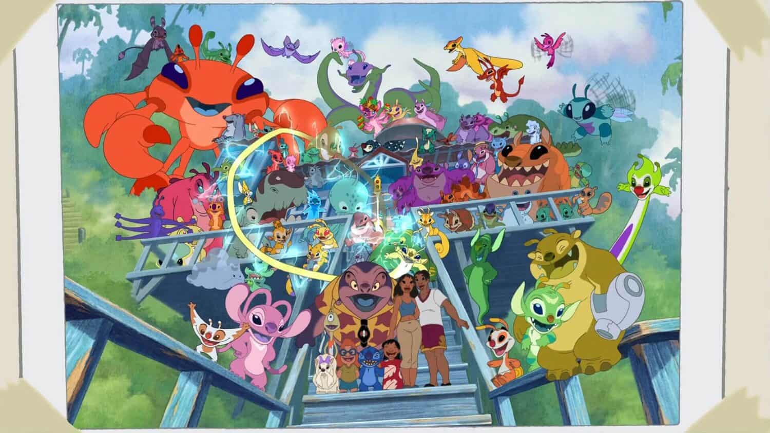Lilo & Stitch: The Series featuring Stitch and Lilo in Hawaii with the experiment-collection premise