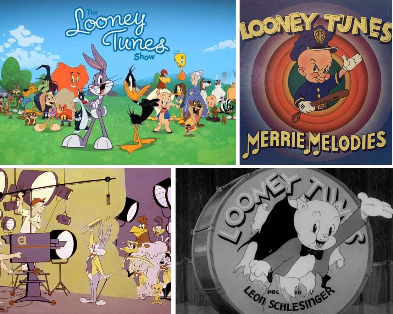 Looney Tunes 1970s era compilation showing classic characters like Bugs Bunny Daffy Duck and Tweety