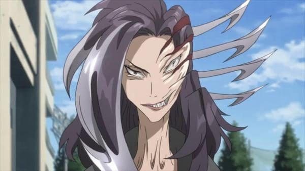 Parasyte: The Maxim monster transformation showing alien invasion body horror and shapeshifting blades
