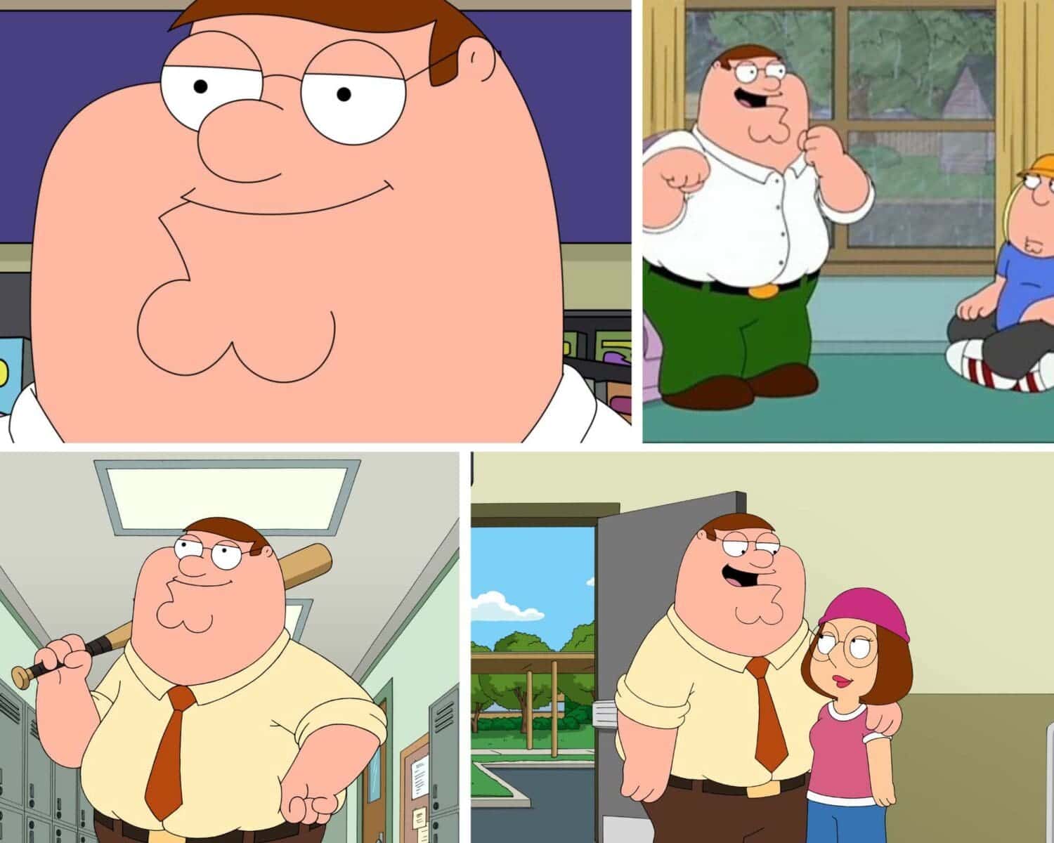 Peter Griffin from Family Guy, iconic adult animated character
