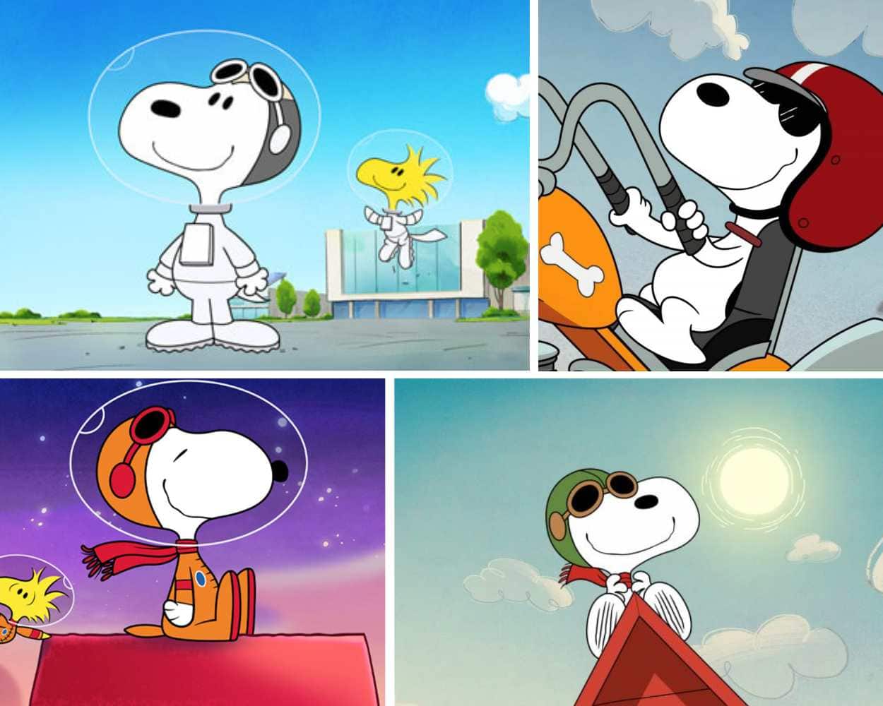 Snoopy on doghouse