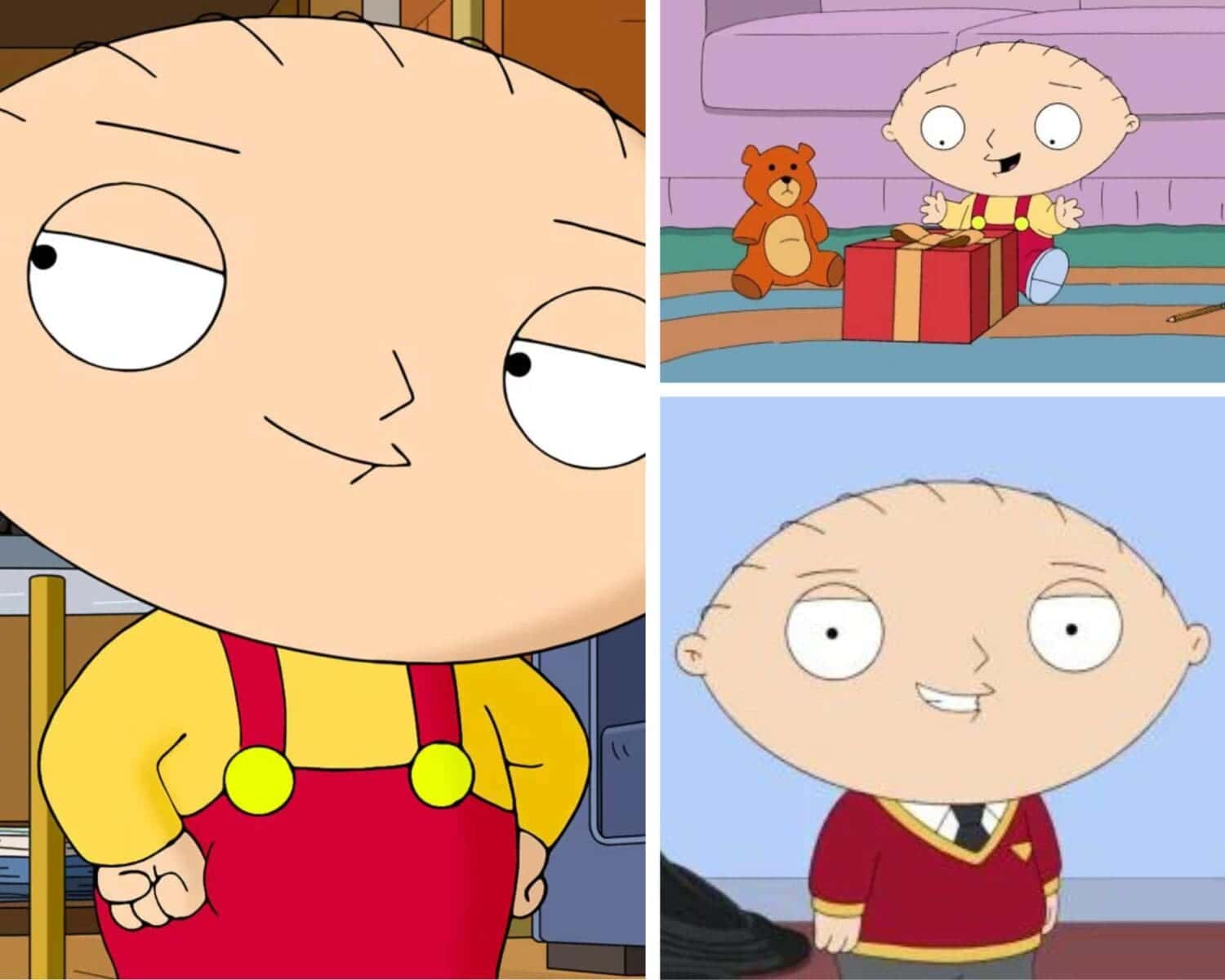 Stewie Griffin holding ray gun