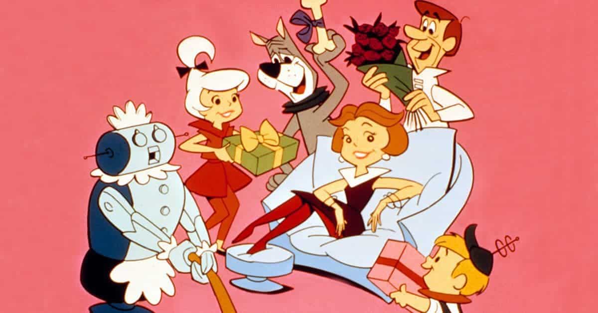 The Jetsons cartoon featuring George Jane Judy Elroy and futuristic Orbit City
