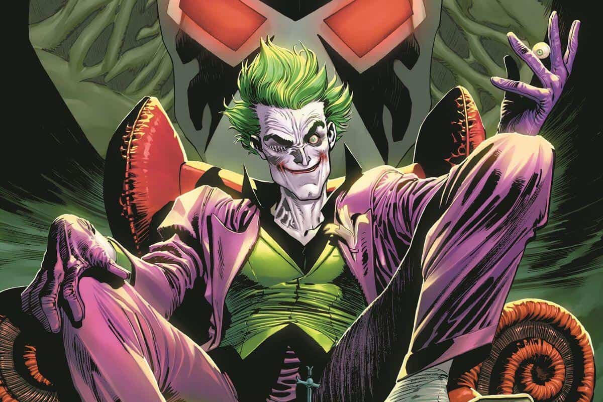 The Joker smiling