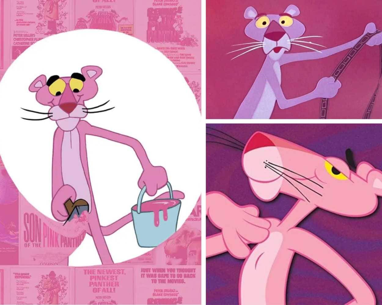 The Pink Panther looking cool