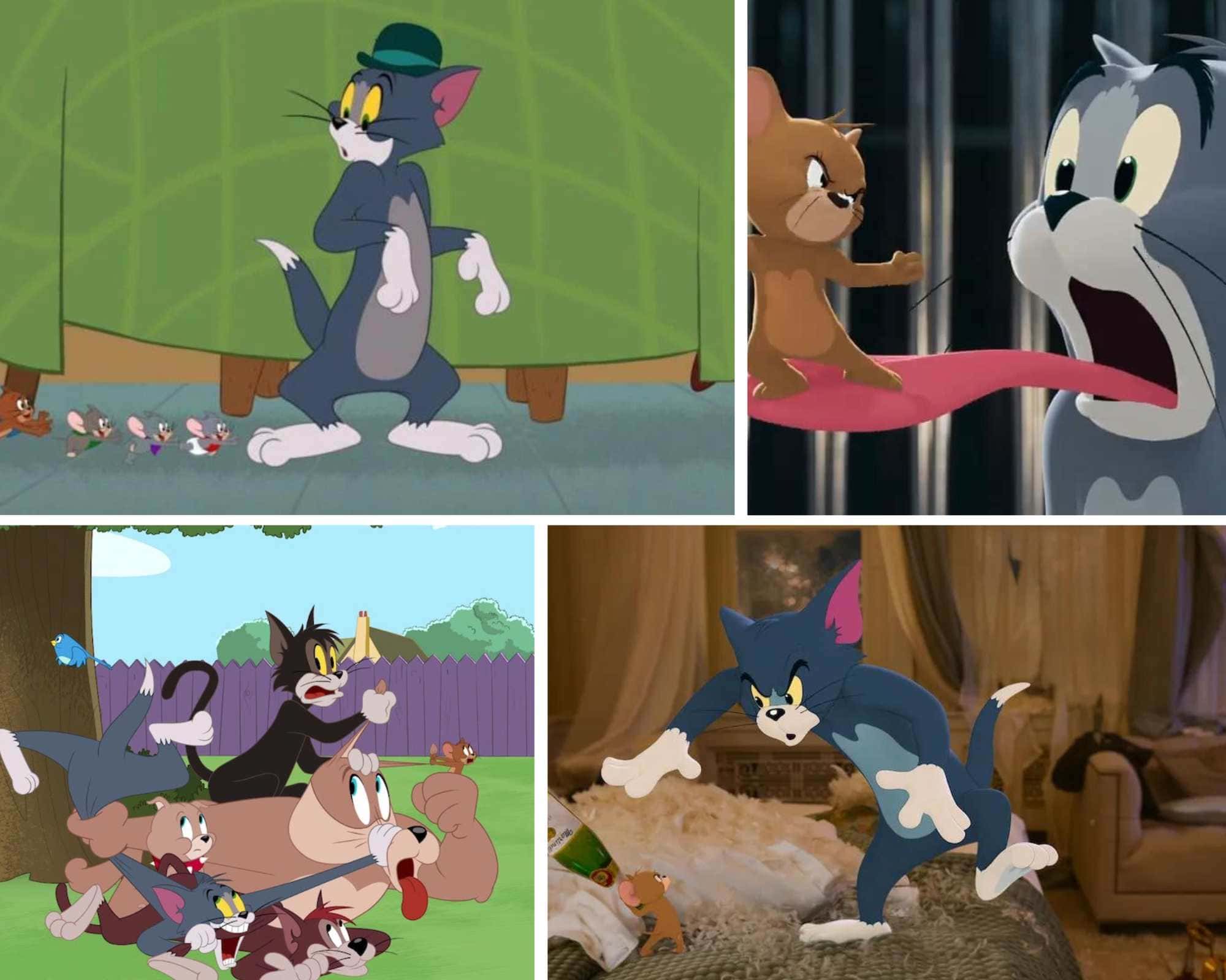 Tom and Jerry classic chase scene