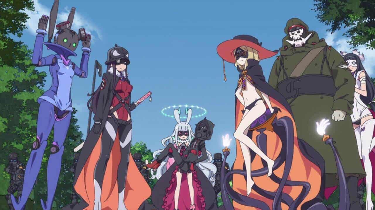 World Conquest Zvezda Plot anime poster, a villain main character leads a secret society to conquer the world