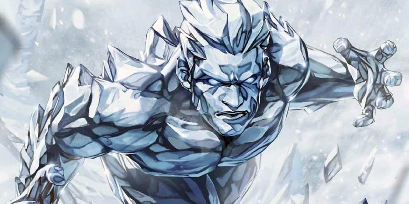 Iceman from X-Men ice superhero winter character