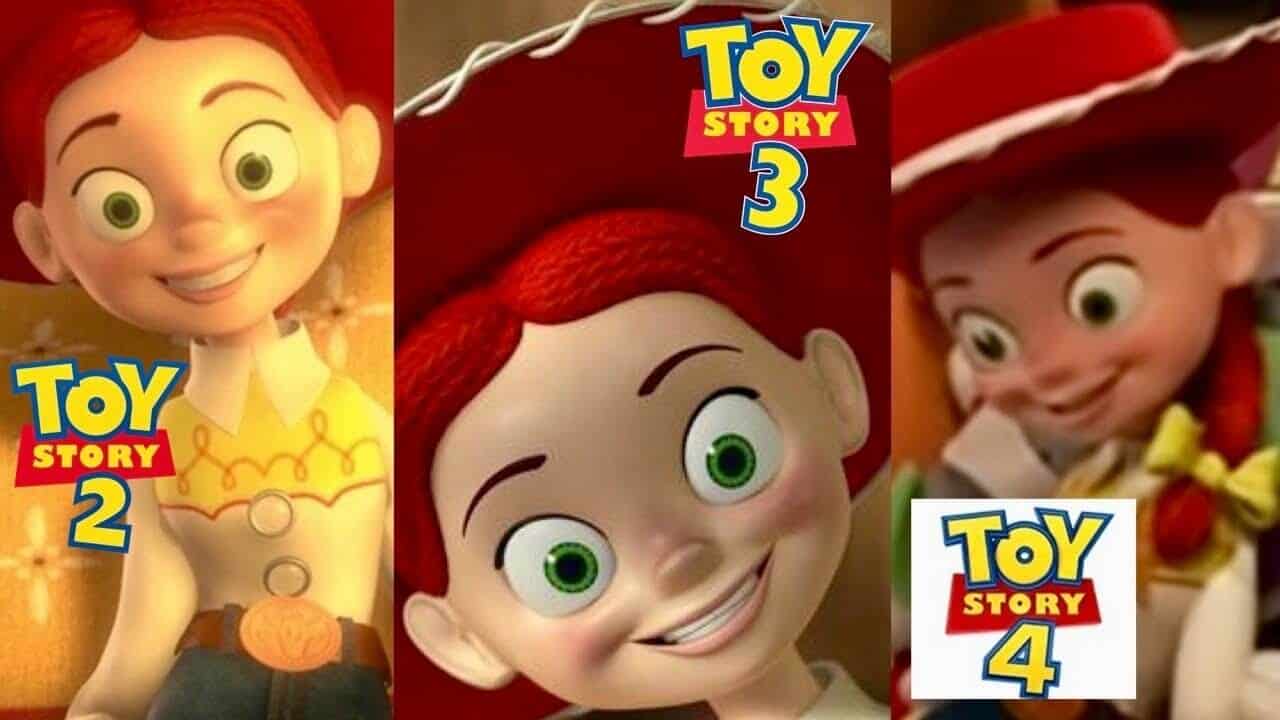 Jessie from Toy Story as a cowgirl cartoon character with a bold western look