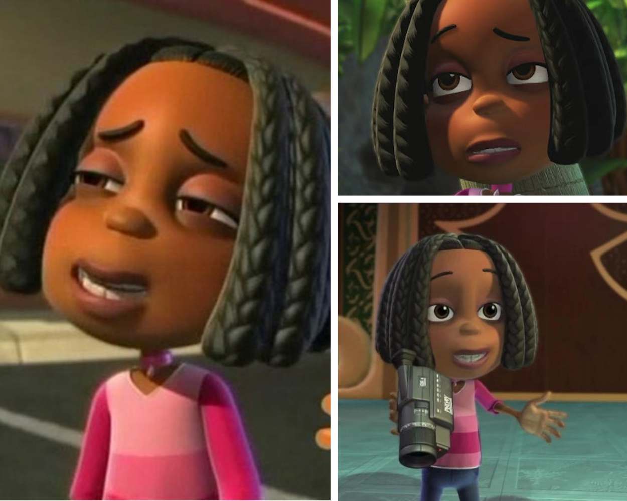 Libby Folfax - cartoon character with dreadlocks
