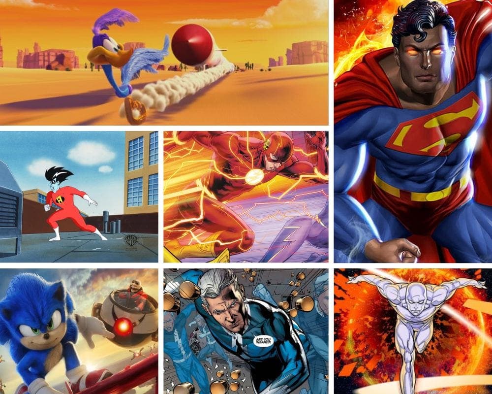 Fast Cartoon Characters Who Leave Everyone in the Dust