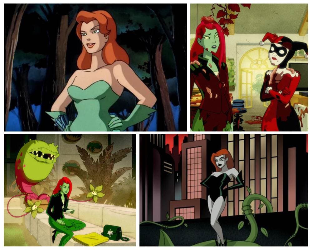 Poison Ivy DC character associated with green nature powers, plants, and eco-themed villain storylines