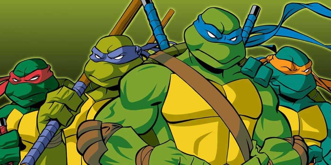 Teenage Mutant Ninja Turtles four green heroes trained by Splinter, one of the most popular green cartoon teams