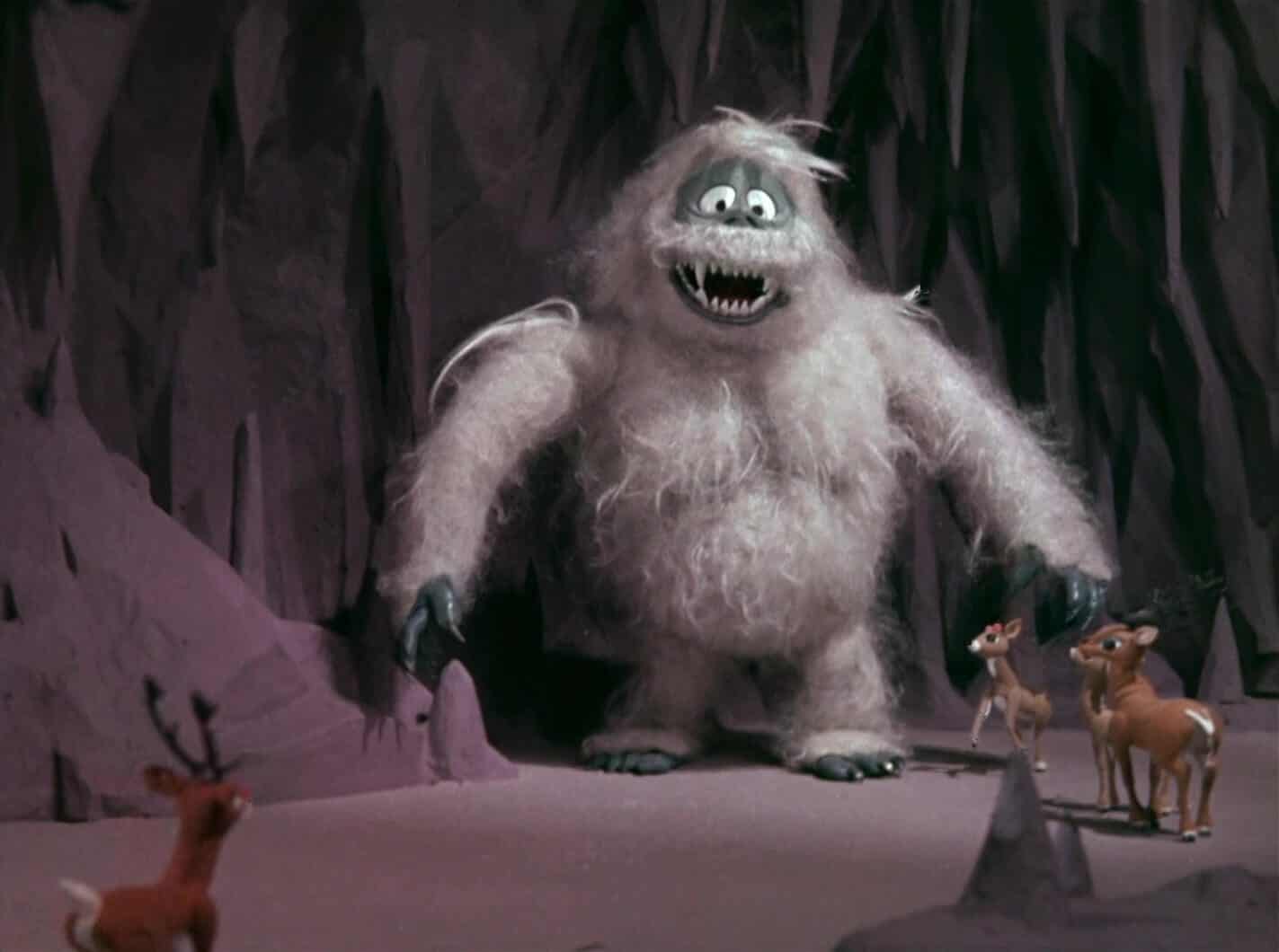 Abominable Snowman from Rudolph winter monster character