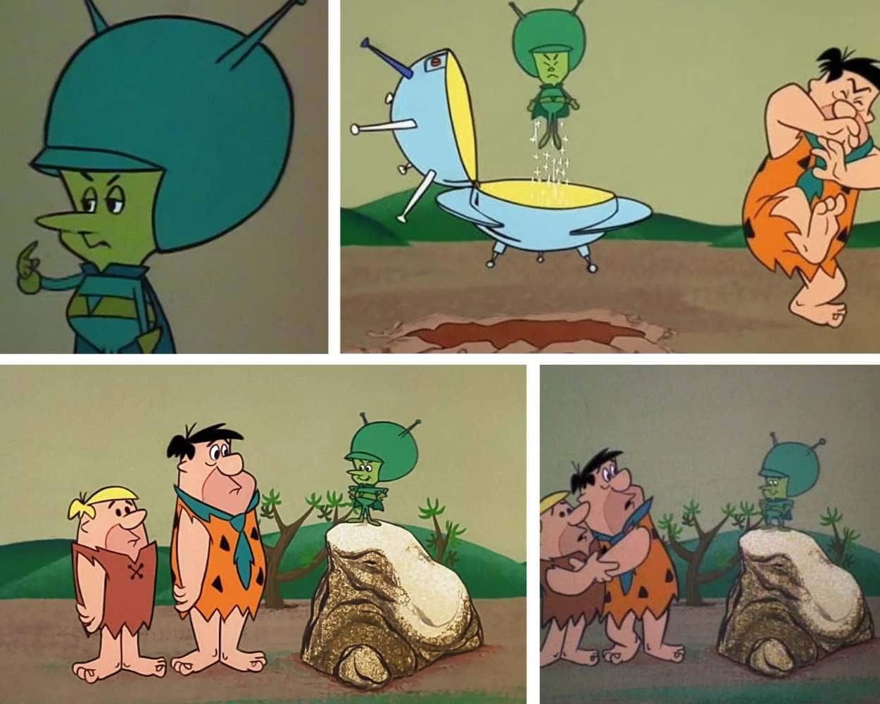 The Great Gazoo small green alien character from The Flintstones known for calling others dumb dumbs