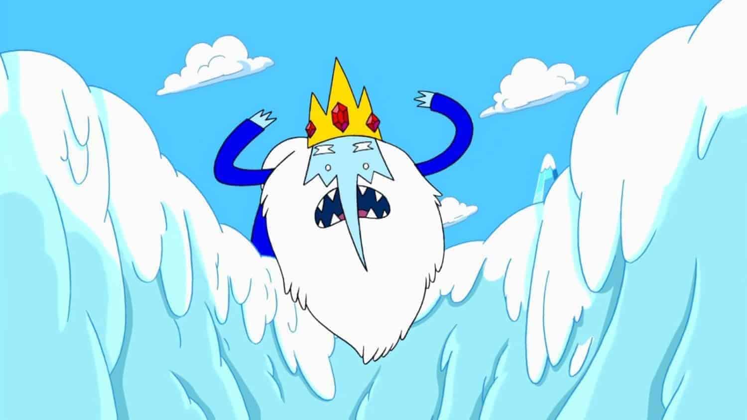 Ice King from Adventure Time winter ice wizard character