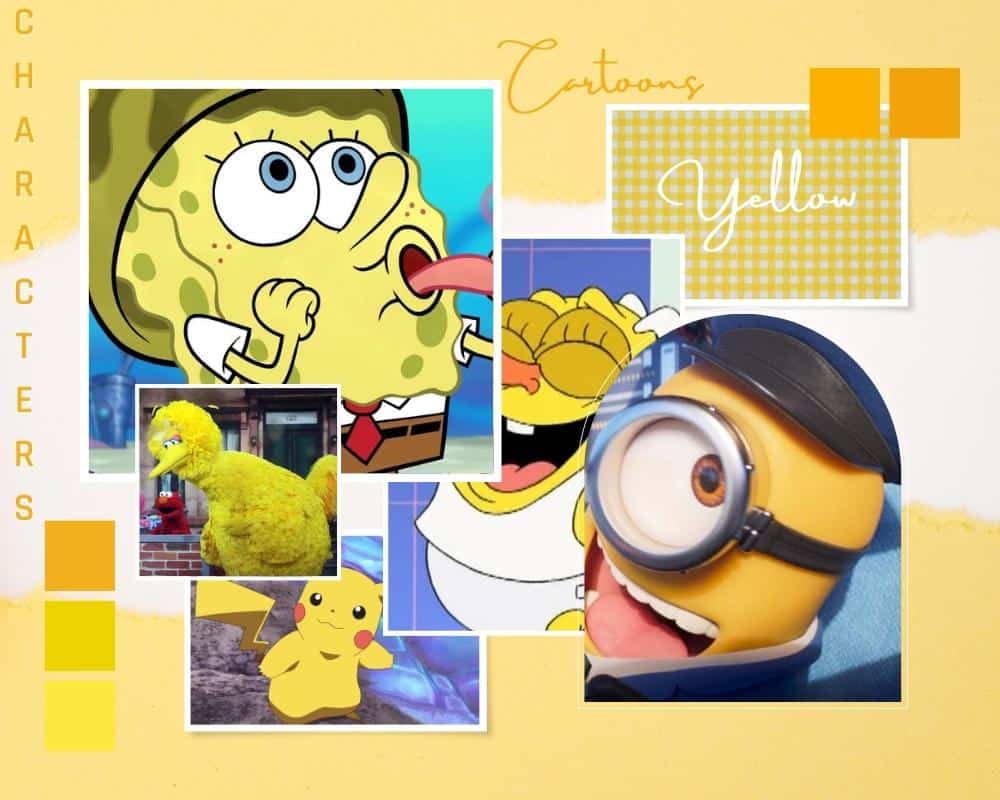 Why are so many cartoon characters yellow