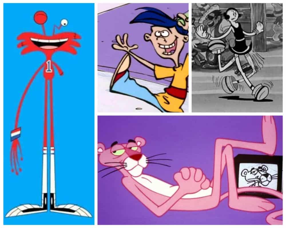 30+ Tall Skinny Cartoon Characters