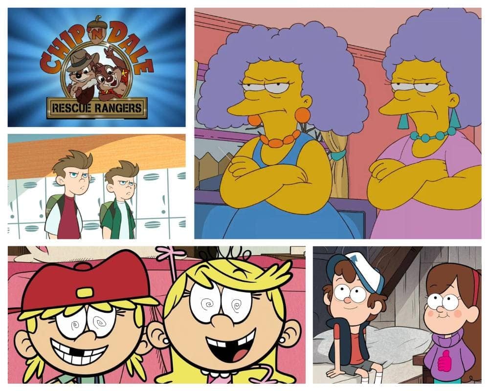 Twin Cartoon Characters: 10 Iconic Duos in Animation