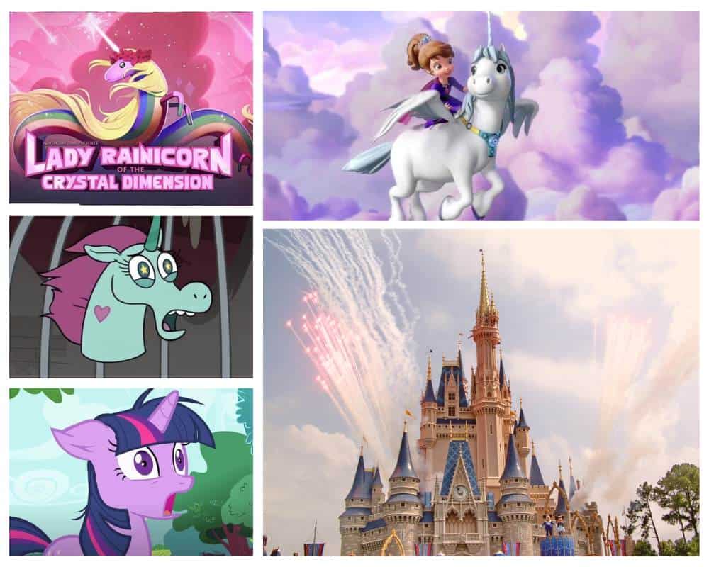 cartoon unicorn character
