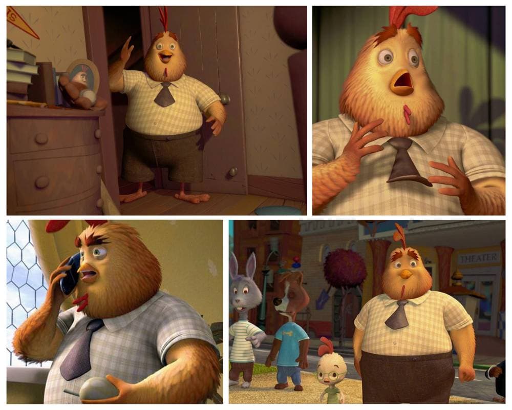 Buck Cluck - chicken father from Chicken Little
