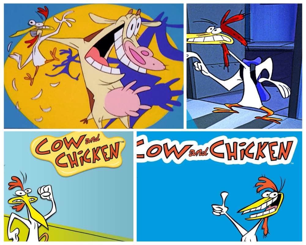 Chicken from Cow and Chicken cartoon
