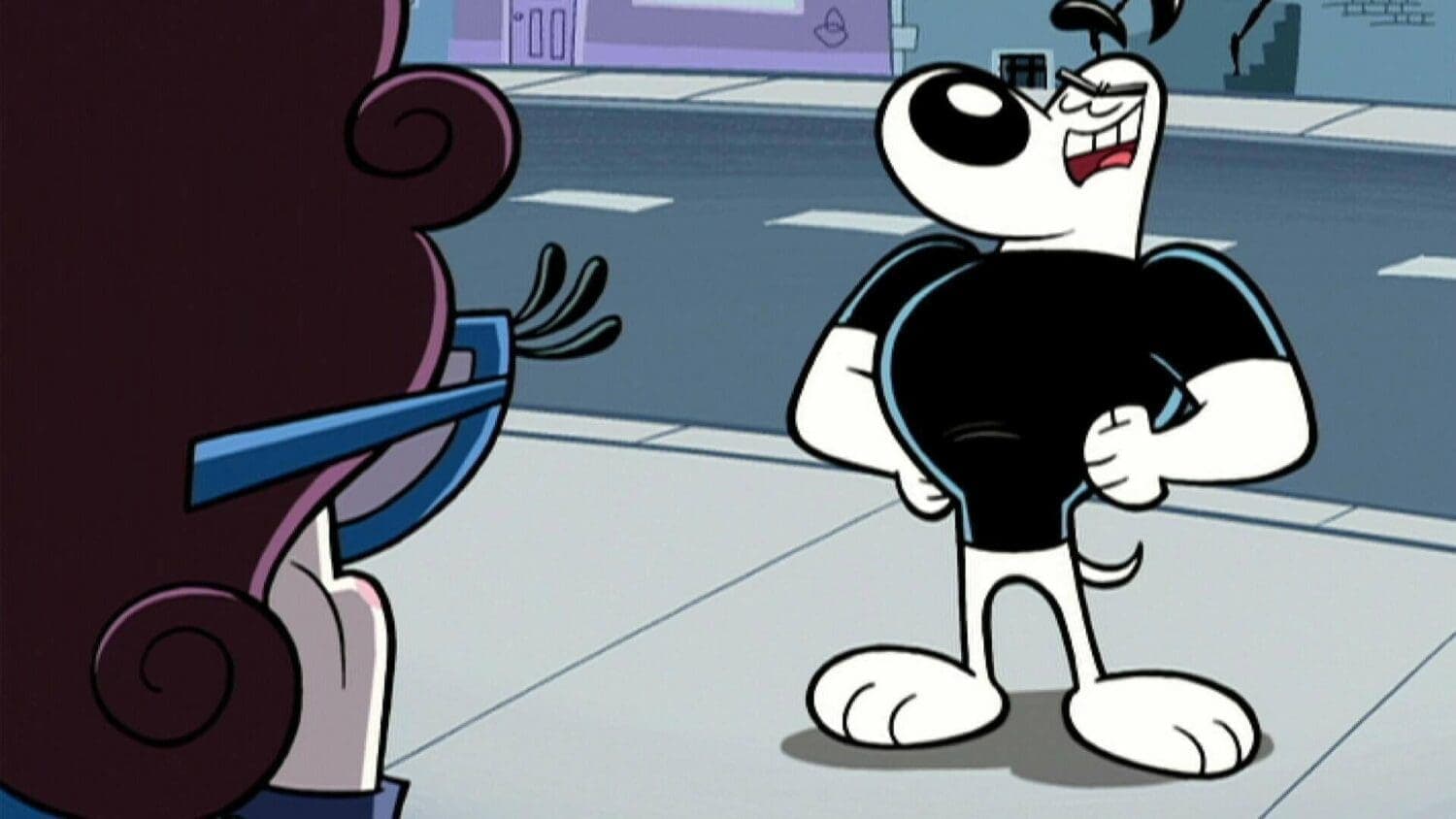 Dudley Puppy white cartoon dog character