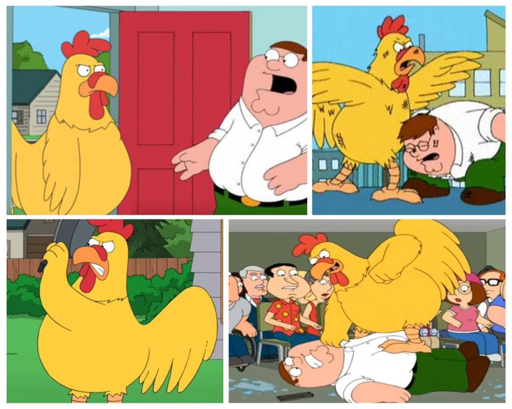 Ernie the Giant Chicken - Family Guy recurring character