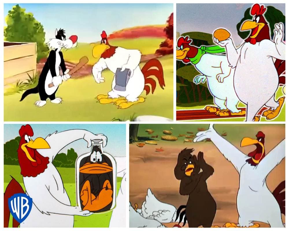 Foghorn Leghorn - classic chicken cartoon character
