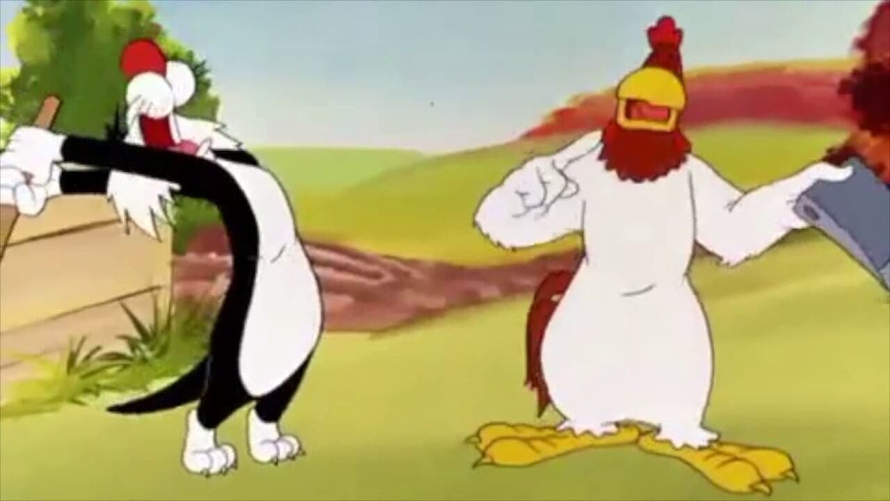 Foghorn Leghorn white rooster cartoon character