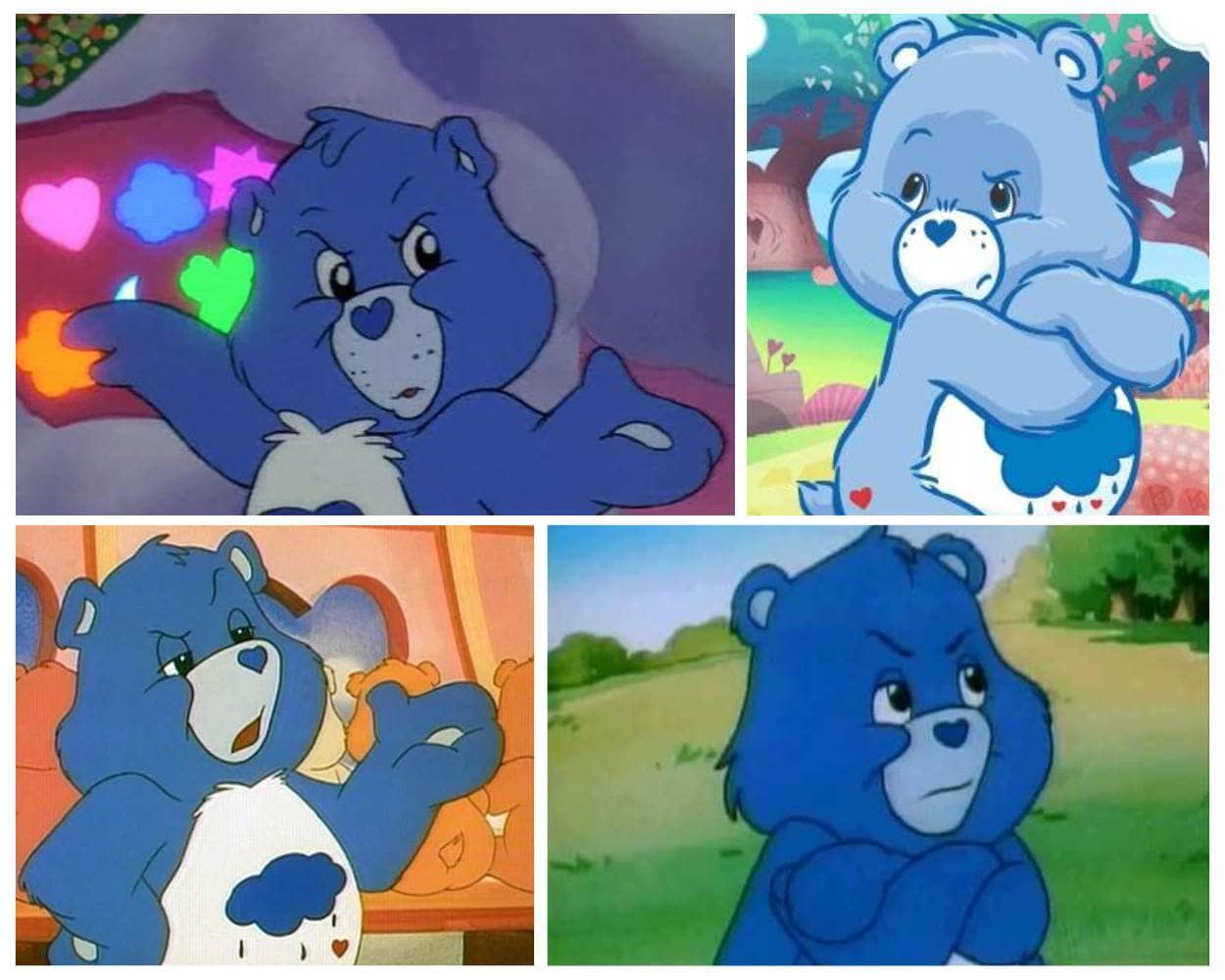 Grumpy Bear blue Care Bear