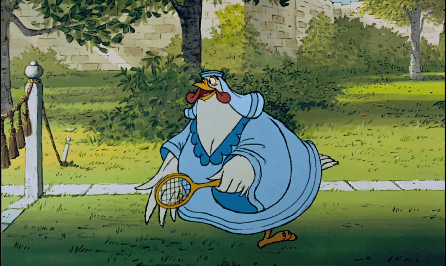 Lady Kluck - Robin Hood Disney chicken character