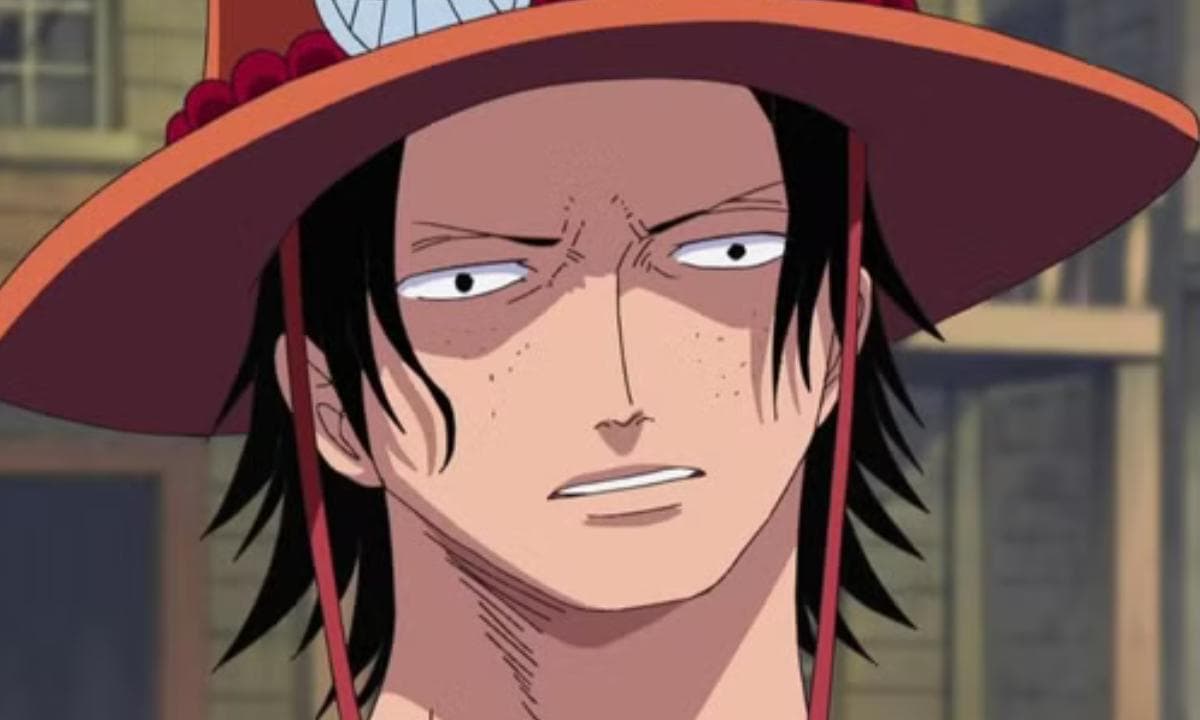 Portgas D Ace from One Piece sworn brother of Luffy and Sabo