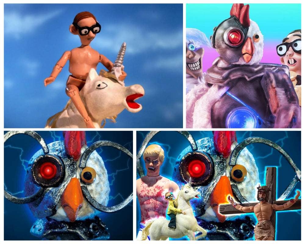 Robot Chicken - Adult Swim mascot character