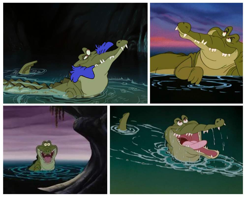 Tick-Tock crocodile from Peter Pan known for chasing Captain Hook and the ticking clock