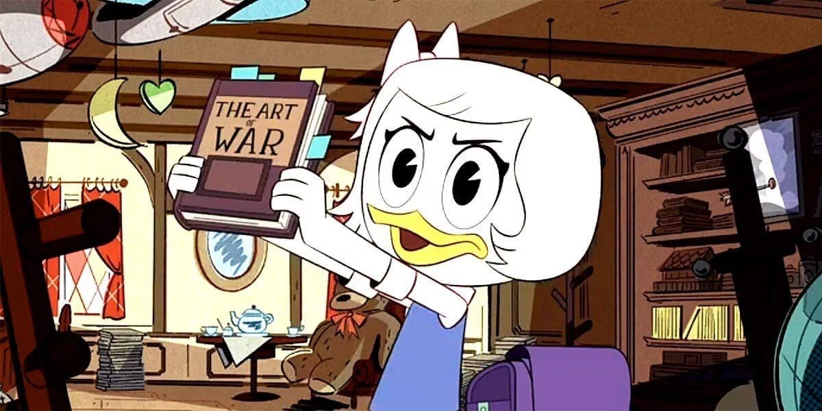 Webby Vanderquack white cartoon duck character