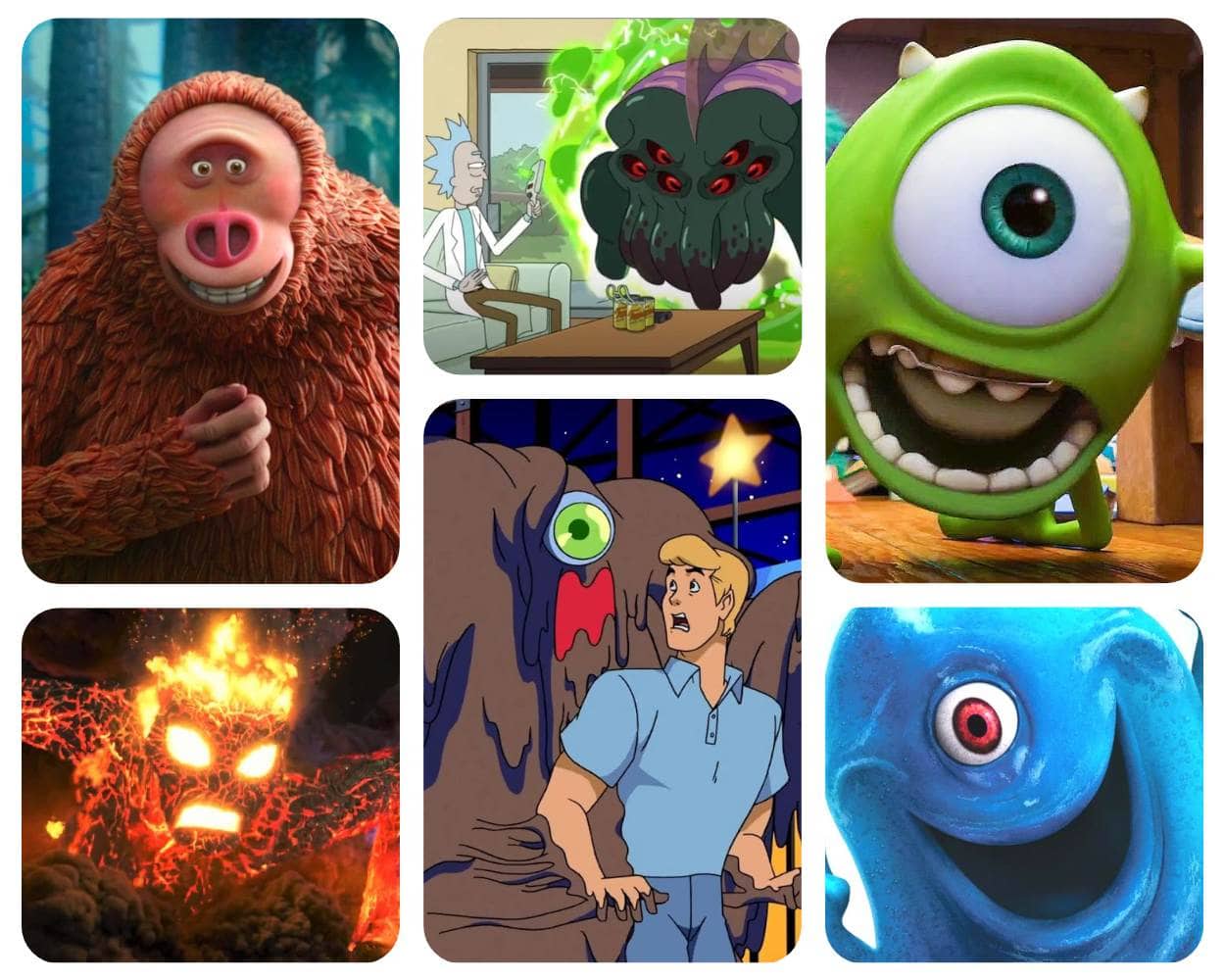 25 Monster Cartoon Characters