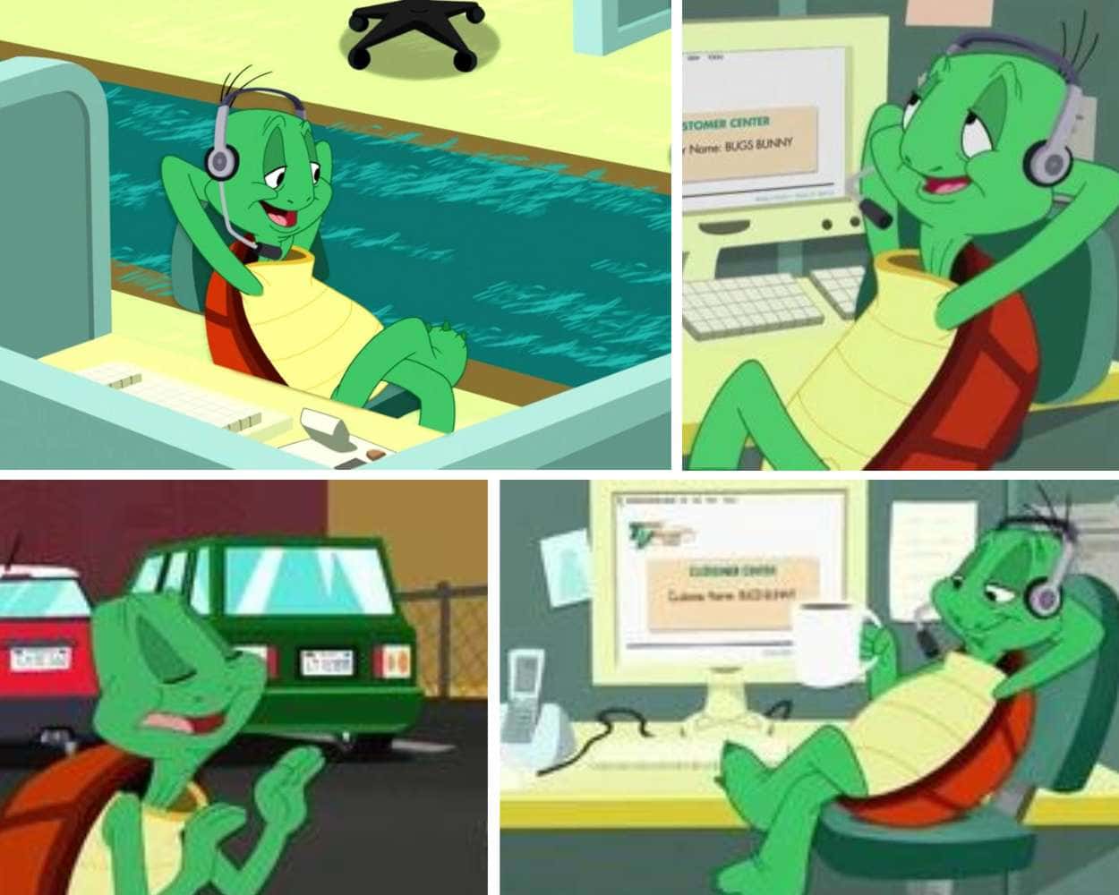 Cecil Turtle in a Looney Tunes short