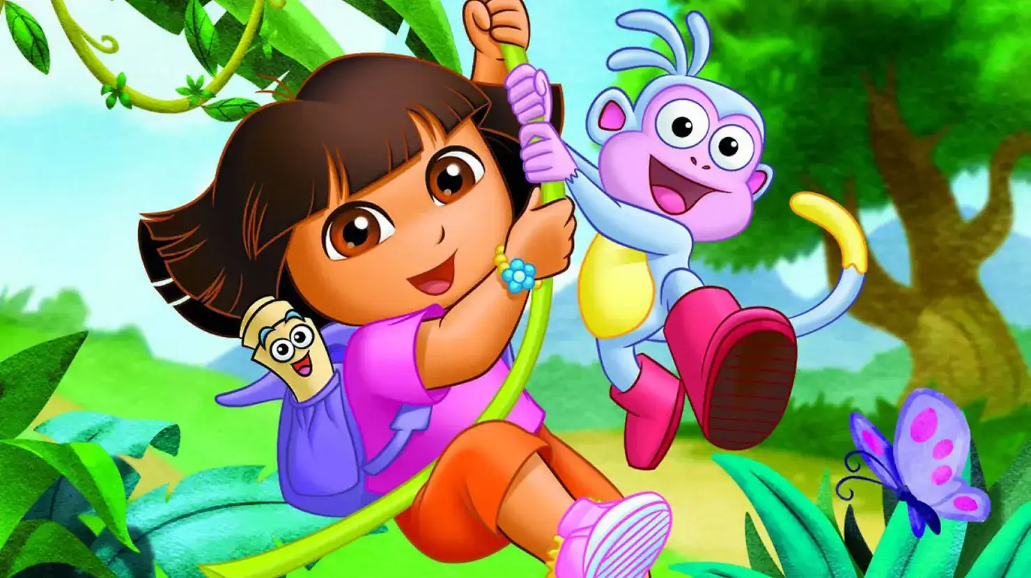 Dora Marquez from Dora the Explorer, iconic kids cartoon character teaching Spanish