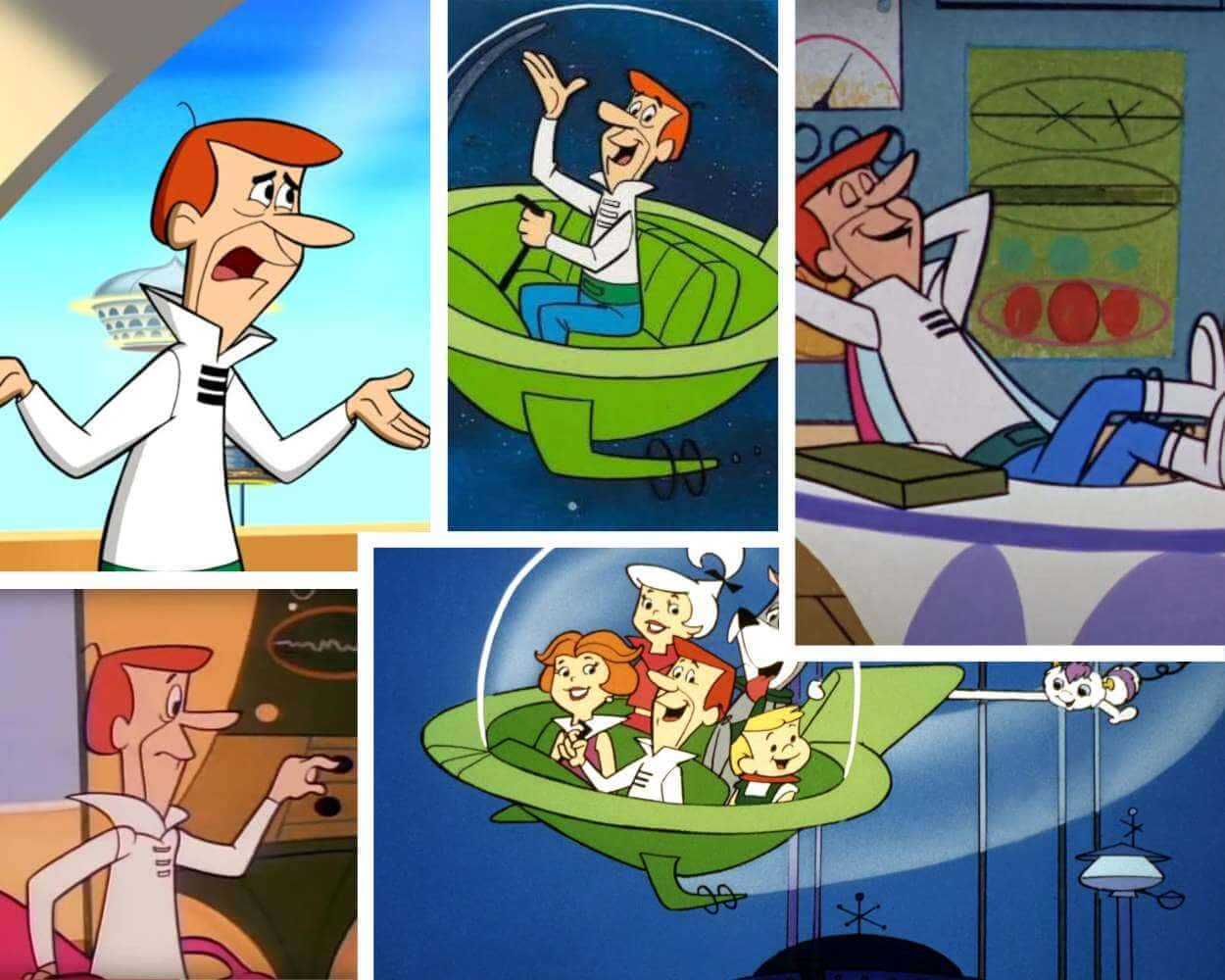 George Jetson, a main character in The Jetsons