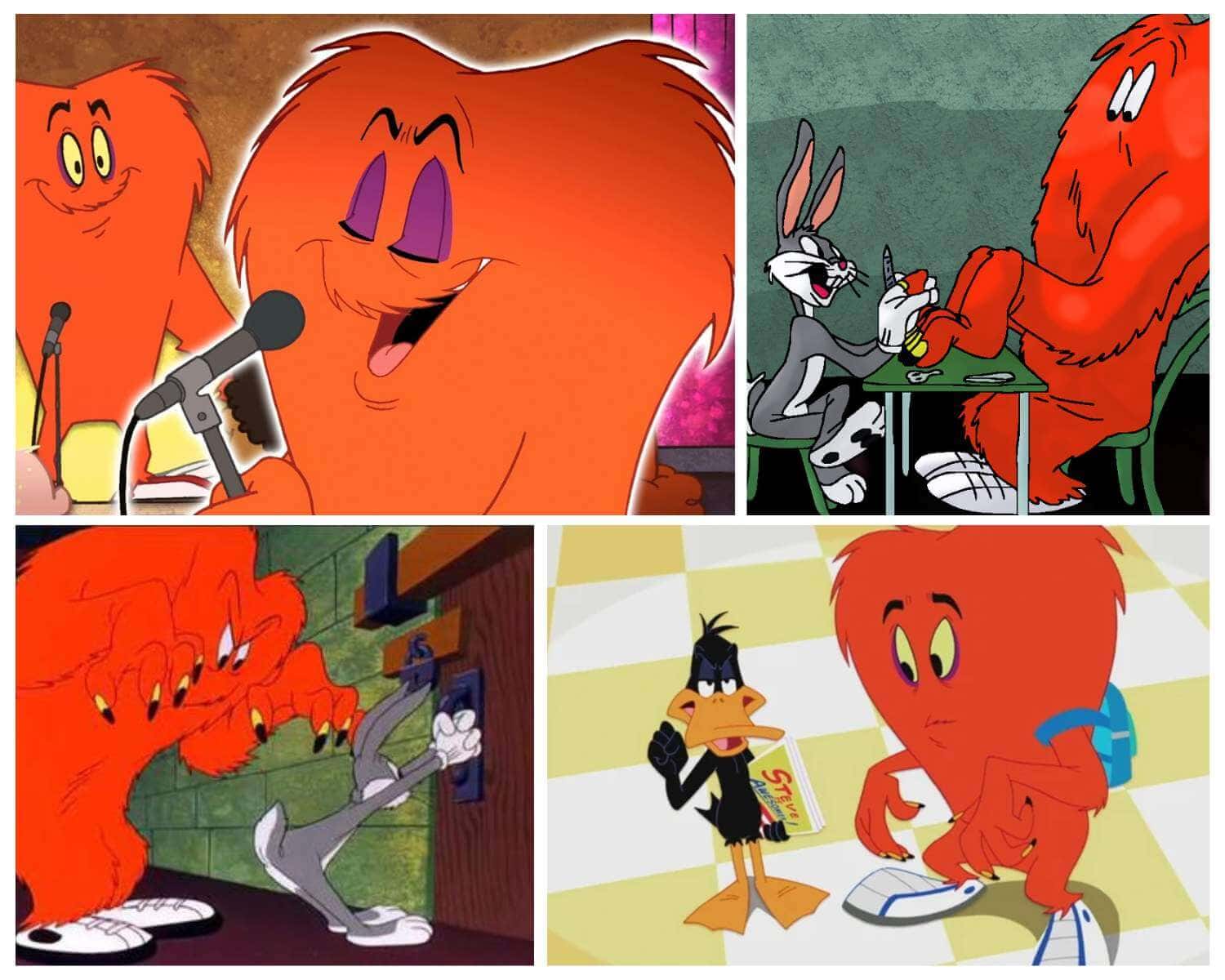 Gossamer from Looney Tunes - influence on monster character design